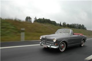 jacques coune volvo 122s from 1963 on Swedish roads