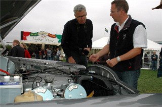 Author Ole Callesen learns more about the details of the Jacques Coune Volvo